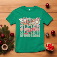 Sleigh Girl Sleigh T Shirt Christmas Retro Groove Slay Girl - Wonder Print Shop