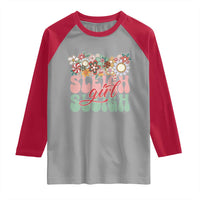 Sleigh Girl Sleigh Raglan Shirt Christmas Retro Groove Slay Girl - Wonder Print Shop