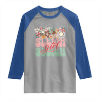 Sleigh Girl Sleigh Raglan Shirt Christmas Retro Groove Slay Girl - Wonder Print Shop