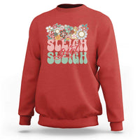 Sleigh Girl Sleigh Sweatshirt Christmas Retro Groove Slay Girl - Wonder Print Shop
