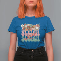 Sleigh Girl Sleigh T Shirt For Women Christmas Retro Groove Slay Girl - Wonder Print Shop