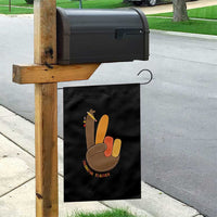 Funny Thanksgiving Teacher Garden Flag Thankful Teacher Turkey Pencil - Wonder Print Shop