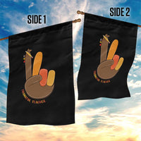 Funny Thanksgiving Teacher Garden Flag Thankful Teacher Turkey Pencil - Wonder Print Shop