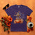 Thanksgiving Christ T Shirt Give Thanks To The Lord Psalm 136:1 Pumpkin Cross - Wonder Print Shop