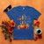 Thanksgiving Christ T Shirt Give Thanks To The Lord Psalm 136:1 Pumpkin Cross - Wonder Print Shop