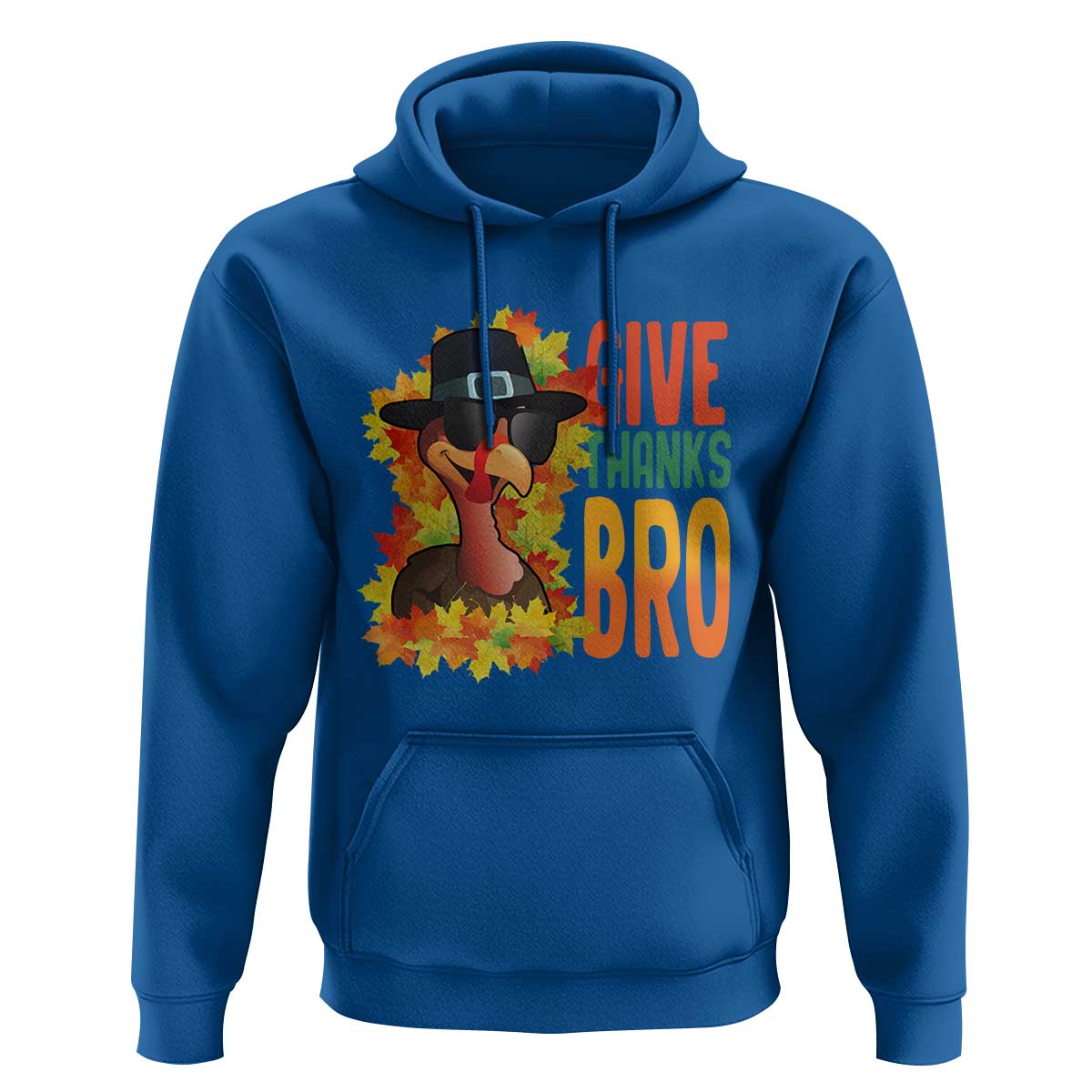 Funny Thanksgiving Turkey Hoodie Give Thanks Bro Fall Season