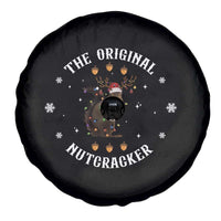 Funny Christmas Squirrel Spare Tire Cover The Original Nutcracker Snowflake Xmas Neon Light - Wonder Print Shop