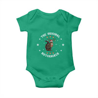 Funny Christmas Squirrel Baby Onesie The Original Nutcracker Snowflake Xmas Neon Light - Wonder Print Shop