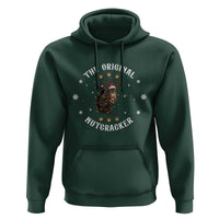 Funny Christmas Squirrel Hoodie The Original Nutcracker Snowflake Xmas Neon Light - Wonder Print Shop
