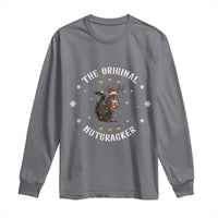 Funny Christmas Squirrel Long Sleeve Shirt The Original Nutcracker Snowflake Xmas Neon Light - Wonder Print Shop