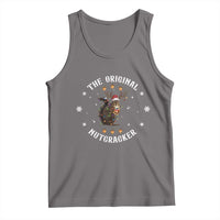 Funny Christmas Squirrel Tank Top The Original Nutcracker Snowflake Xmas Neon Light - Wonder Print Shop