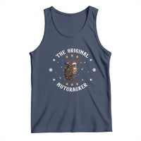 Funny Christmas Squirrel Tank Top The Original Nutcracker Snowflake Xmas Neon Light - Wonder Print Shop