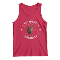 Funny Christmas Squirrel Tank Top The Original Nutcracker Snowflake Xmas Neon Light - Wonder Print Shop
