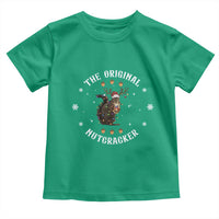 Funny Christmas Squirrel Toddler T Shirt The Original Nutcracker Snowflake Xmas Neon Light - Wonder Print Shop