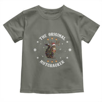 Funny Christmas Squirrel Toddler T Shirt The Original Nutcracker Snowflake Xmas Neon Light - Wonder Print Shop