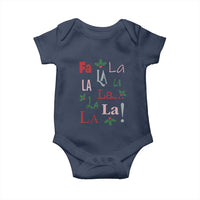 Funny Fa La La 8 Christmas Carol Song Baby Onesie Holiday Mistletoe