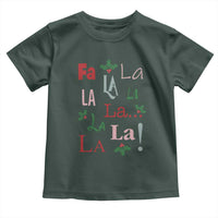 Funny Fa La La 8 Christmas Carol Song Toddler T Shirt Holiday Mistletoe