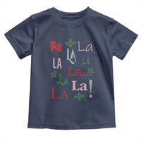 Funny Fa La La 8 Christmas Carol Song Toddler T Shirt Holiday Mistletoe