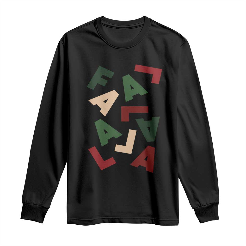 Funny Fa La La 8 Christmas Carol Holiday Long Sleeve Shirt