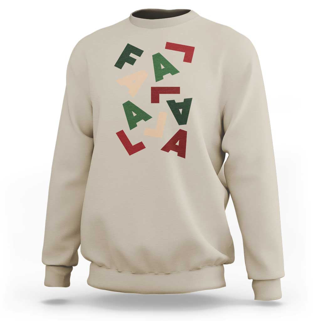 Funny Fa La La 8 Christmas Carol Holiday Sweatshirt - Wonder Print Shop