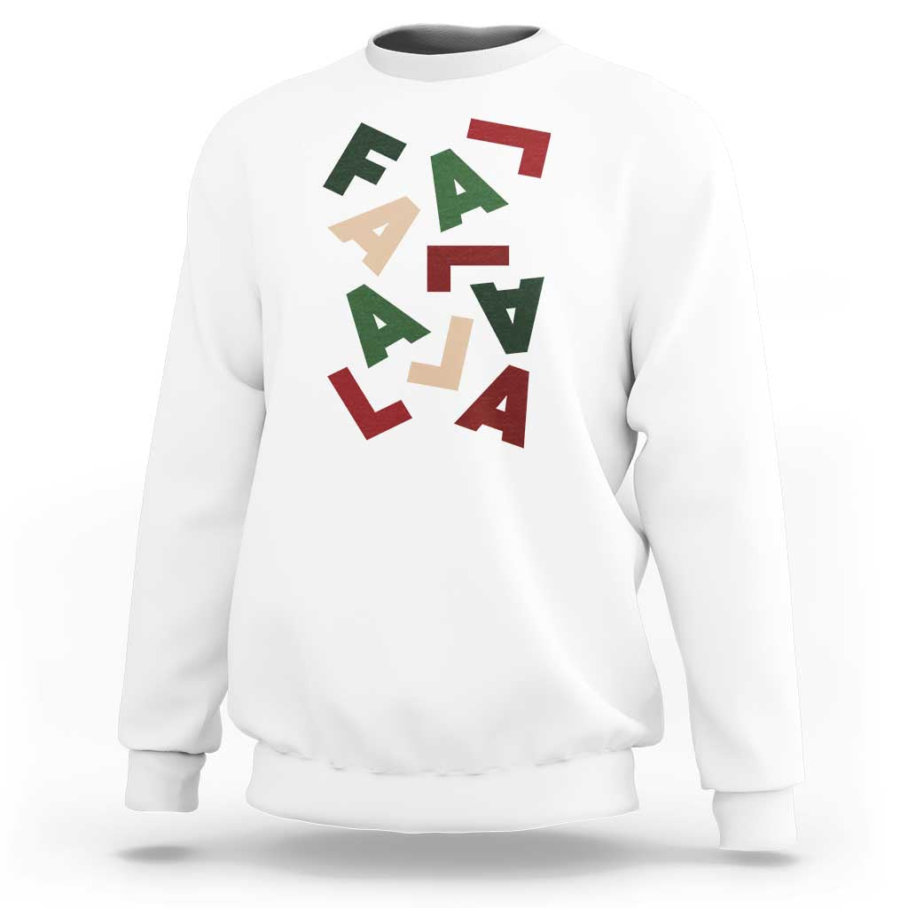 Funny Fa La La 8 Christmas Carol Holiday Sweatshirt - Wonder Print Shop