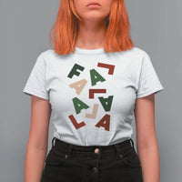 Funny Fa La La 8 Christmas Carol Holiday T Shirt For Women - Wonder Print Shop