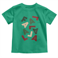 Funny Fa La La 8 Christmas Carol Holiday Toddler T Shirt
