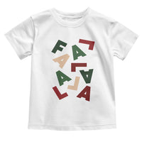 Funny Fa La La 8 Christmas Carol Holiday Toddler T Shirt