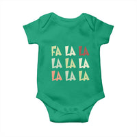 Funny Fa La La 8 Christmas Carol Song Holiday Baby Onesie