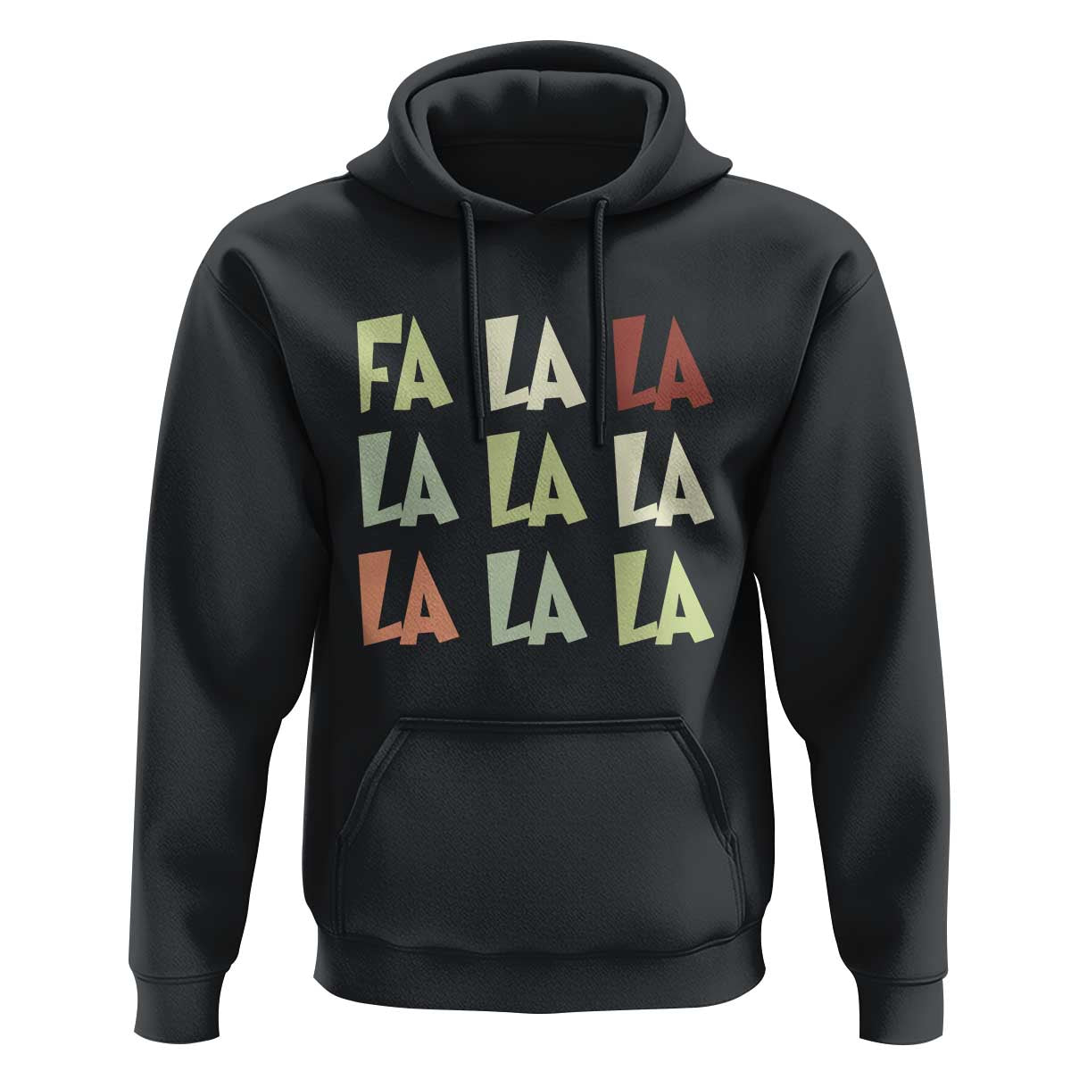 Funny Fa La La 8 Christmas Carol Song Holiday Hoodie