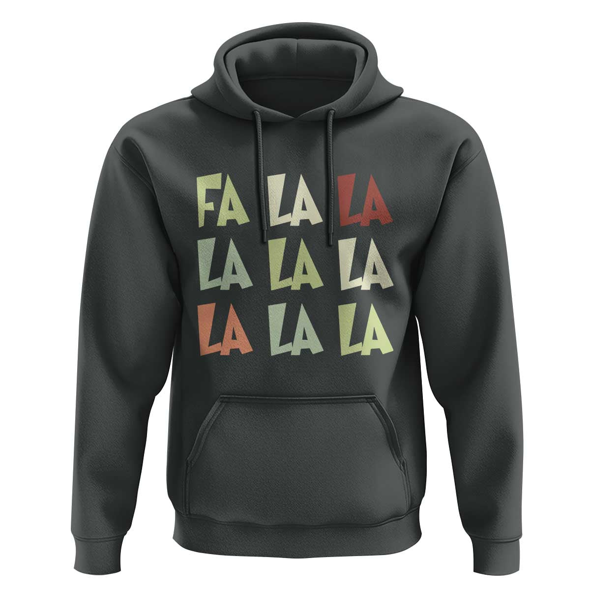 Funny Fa La La 8 Christmas Carol Song Holiday Hoodie