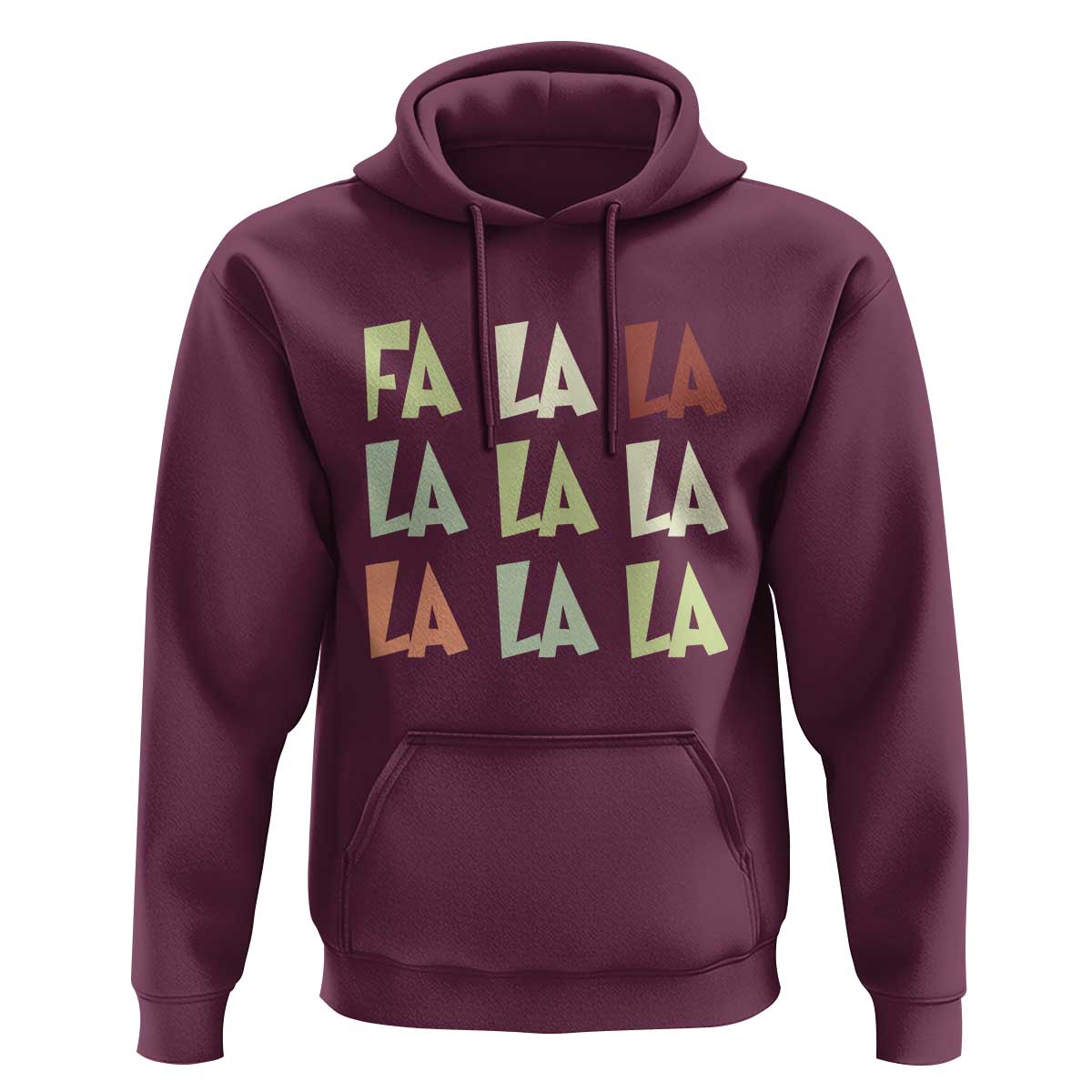 Funny Fa La La 8 Christmas Carol Song Holiday Hoodie