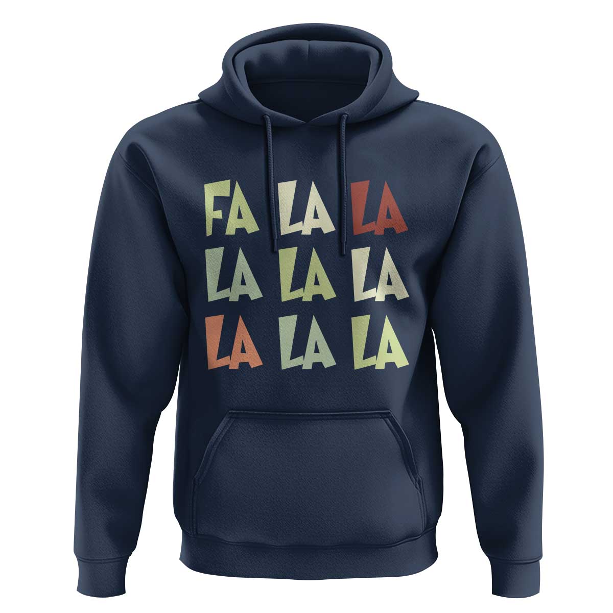 Funny Fa La La 8 Christmas Carol Song Holiday Hoodie