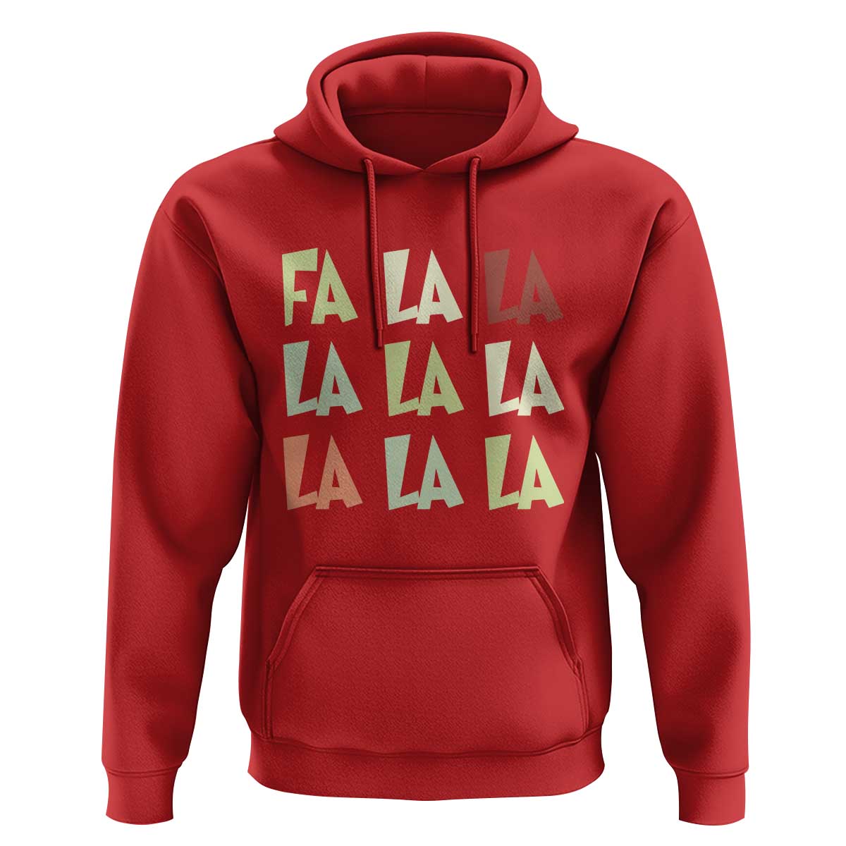 Funny Fa La La 8 Christmas Carol Song Holiday Hoodie