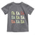 Funny Fa La La 8 Christmas Carol Song Holiday Toddler T Shirt