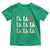 Funny Fa La La 8 Christmas Carol Song Holiday Toddler T Shirt