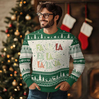 Funny Fa La La 8 Xmas Carol Song Holiday Ugly Christmas Sweater - Wonder Print Shop