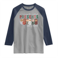 Funny Christmas Labor And Delivery Nurse Raglan Shirt We Wrap The Cutest Presents L&D Nurse - Wonder Print Shop