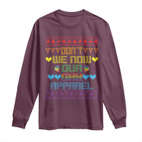 Funny LGBT Christmas Long Sleeve Shirt Don't We Now Our Gay Apparel Rainbow Unicorn