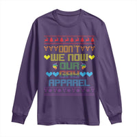 Funny LGBT Christmas Long Sleeve Shirt Don't We Now Our Gay Apparel Rainbow Unicorn