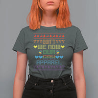 Funny LGBT Christmas T Shirt For Women Don't We Now Our Gay Apparel Rainbow Unicorn - Wonder Print Shop