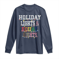 Funny Feminist LGBT Christmas Long Sleeve Shirt Holiday Lights And Equal Rights Led Lights