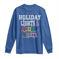 Funny Feminist LGBT Christmas Long Sleeve Shirt Holiday Lights And Equal Rights Led Lights