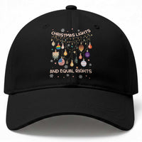 Christmas Lights And Equal Rights LGBTQ Baseball Cap