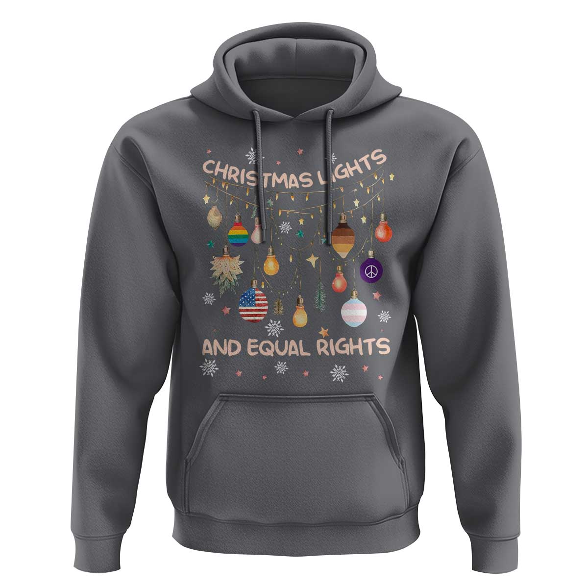 Christmas Lights And Equal Rights LGBTQ Hoodie