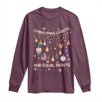 Christmas Lights And Equal Rights LGBTQ Long Sleeve Shirt