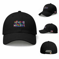 Funny LGBT Christmas Baseball Cap Ho Ho Ho Mosexual LGBT Flag