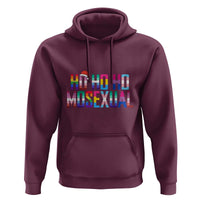 Funny LGBTQ Christmas Hoodie Ho Ho Ho Mosexual LGBT Flag