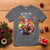 Funny Christmas LGBT T Shirt Ho Ho Ho Mosexual Rainbow Santa - Wonder Print Shop