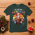 Funny Christmas LGBT T Shirt Ho Ho Ho Mosexual Rainbow Santa - Wonder Print Shop